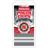 Nebraska Cornhuskers 20 Piece Poker Chips by MasterPieces Puzzle Company INC