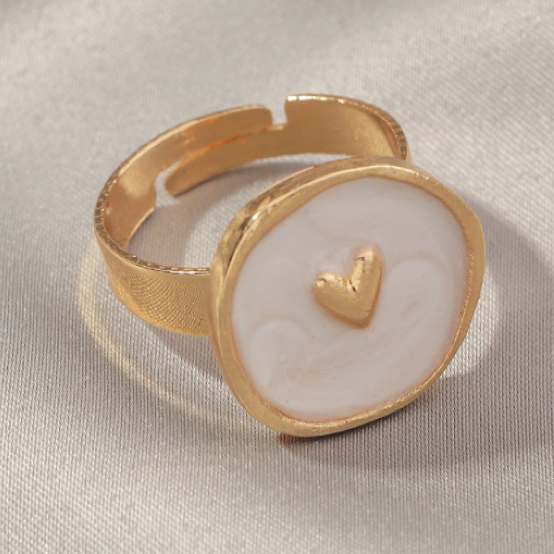 Astral Ring White by ClaudiaG Collection