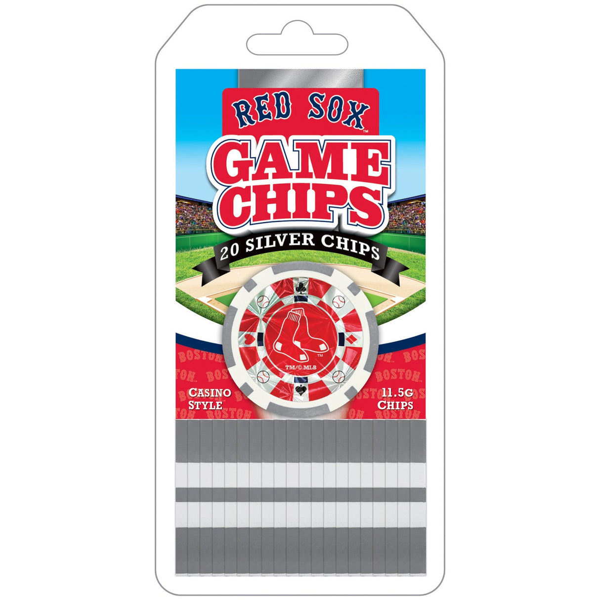 Boston Red Sox 20 Piece Poker Chips by MasterPieces Puzzle Company INC