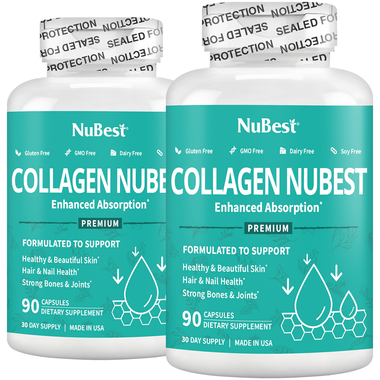 Collagen NuBest, Healthy Skin, Hair & Nails, 90 Capsules by NuBest Nutrition®