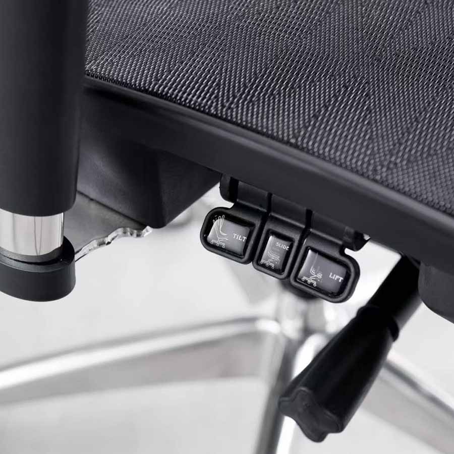 MotionGrey - Motion SpaceMesh Office Chair by Level Up Desks