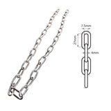 Long Link Stainless Steel Light Chain by Kink by Kink Store