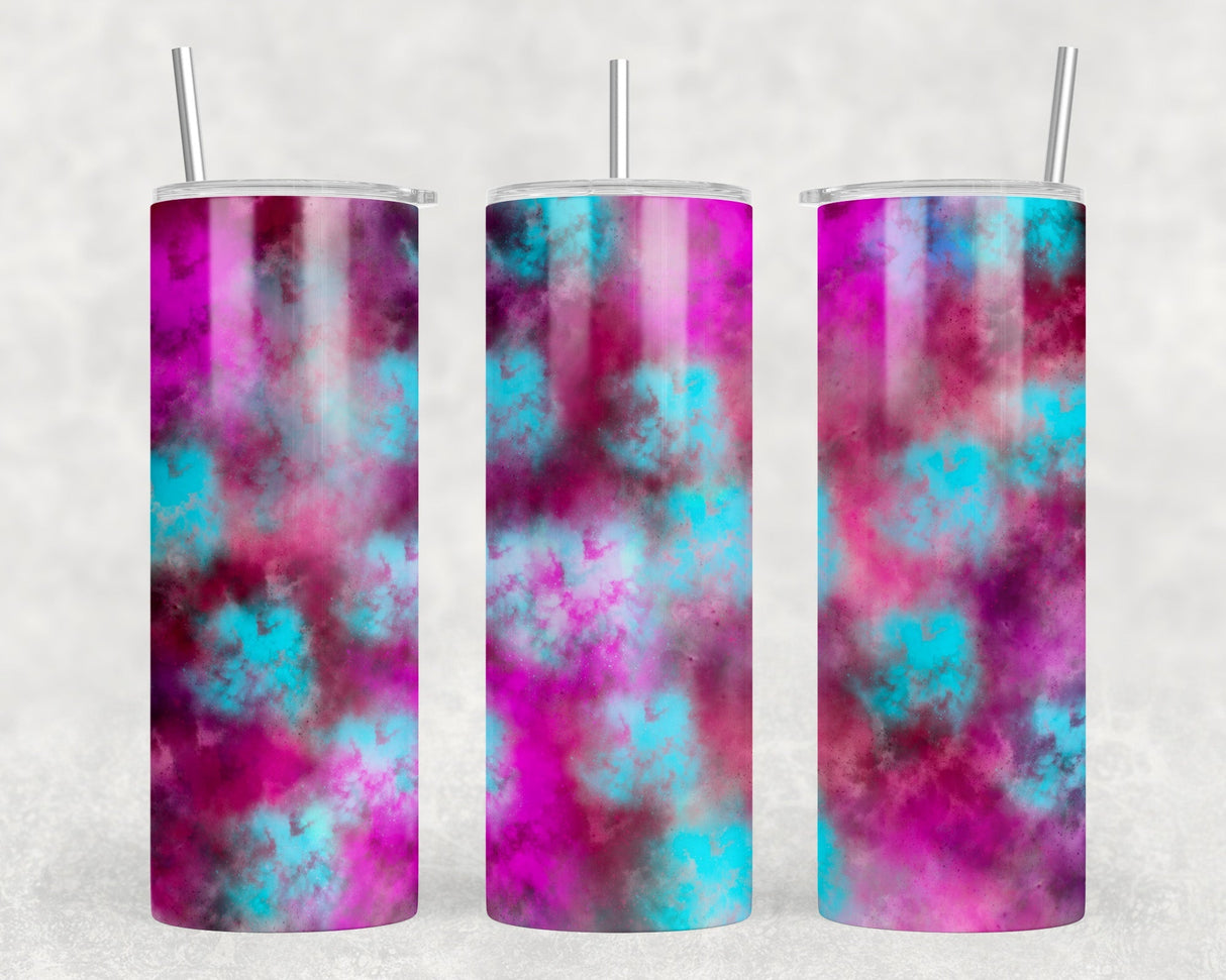 Cotton Candy - 20 oz Steel Skinny Tumbler - Optional Blue Tooth Speaker - Speaker Color will Vary by Rowdy Ridge Co