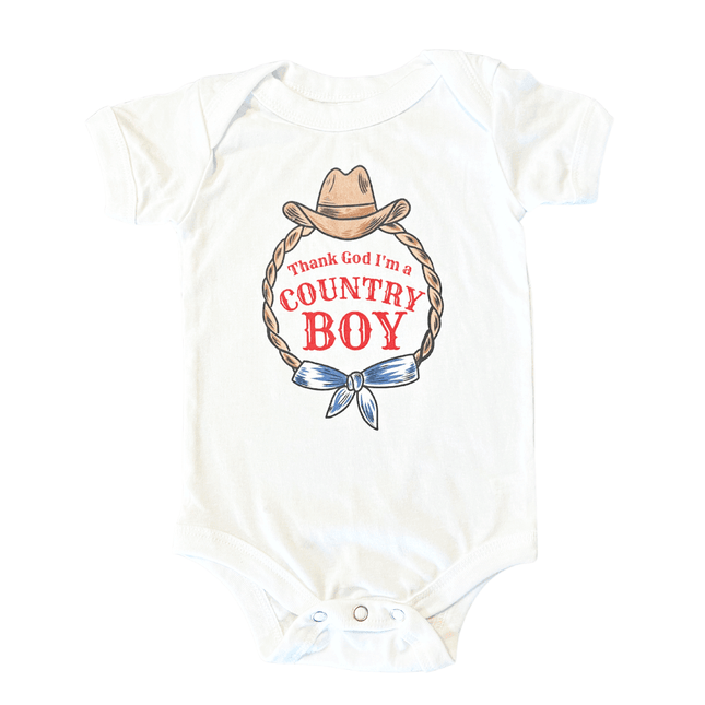 Country Boy Onesie by Little Hometown