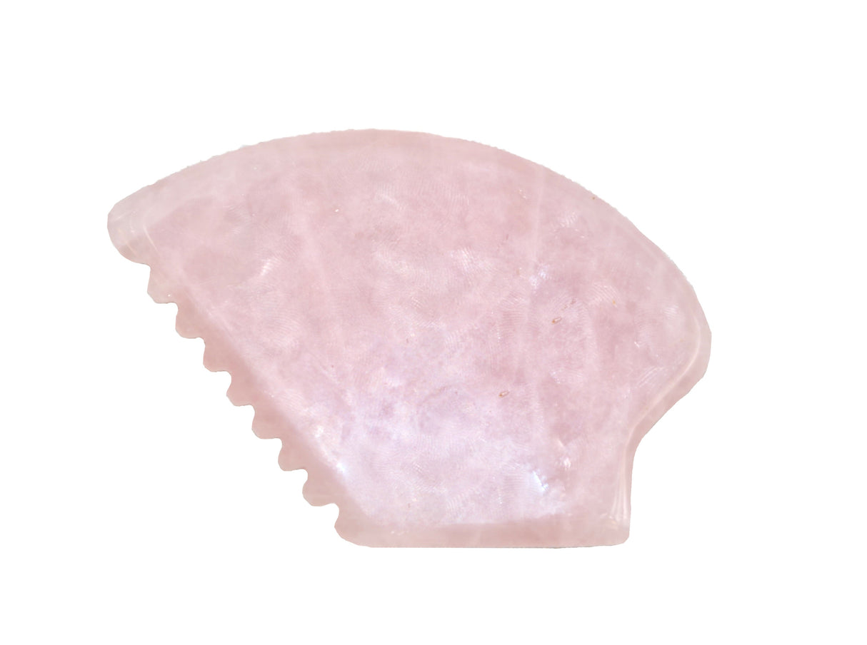 Comb Teeth Rose Quartz Gua Sha (Limited Edition) by LaBruna Skincare