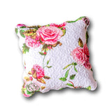 DaDa Bedding Set of 2 Romantic Roses Spring Floral Pink Throw Pillow Covers, 18" (JHW879) by DaDa Bedding Collection