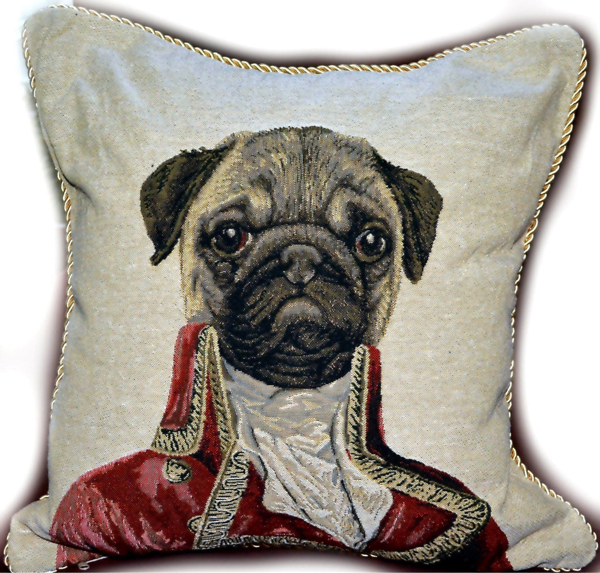 Tache Napoleon Bowaparte Vintage Throw Pillow Cushion Covers by DaDa Bedding Collection