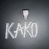 Custom Iced Out Name Letters Pendant Necklace by Bling Proud | Urban Jewelry Online Store