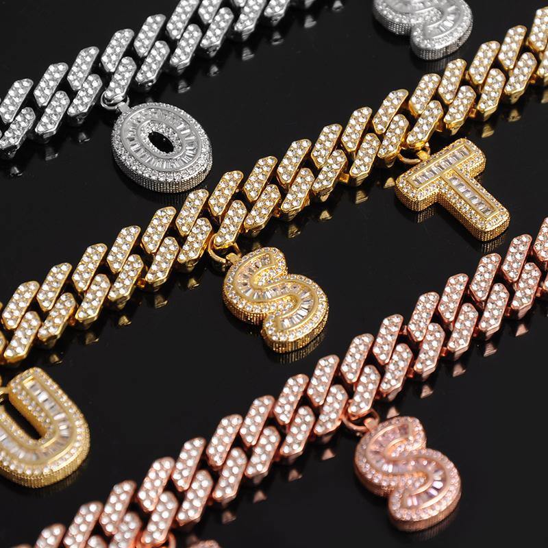 Custom Name Iced Out Prong Cuban Link Chain by Bling Proud | Urban Jewelry Online Store