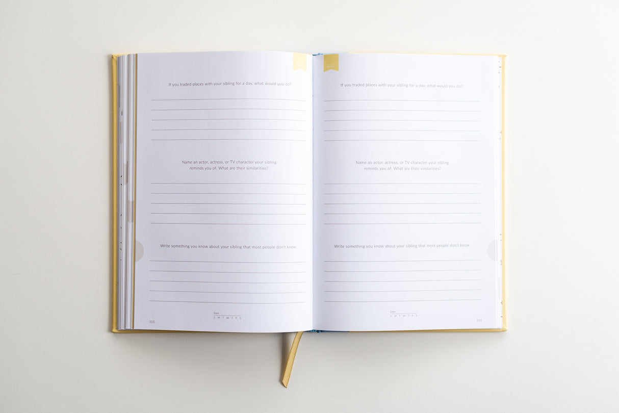 Our Connection Journal: An Exploration for Two Siblings (Banana) by Promptly Journals