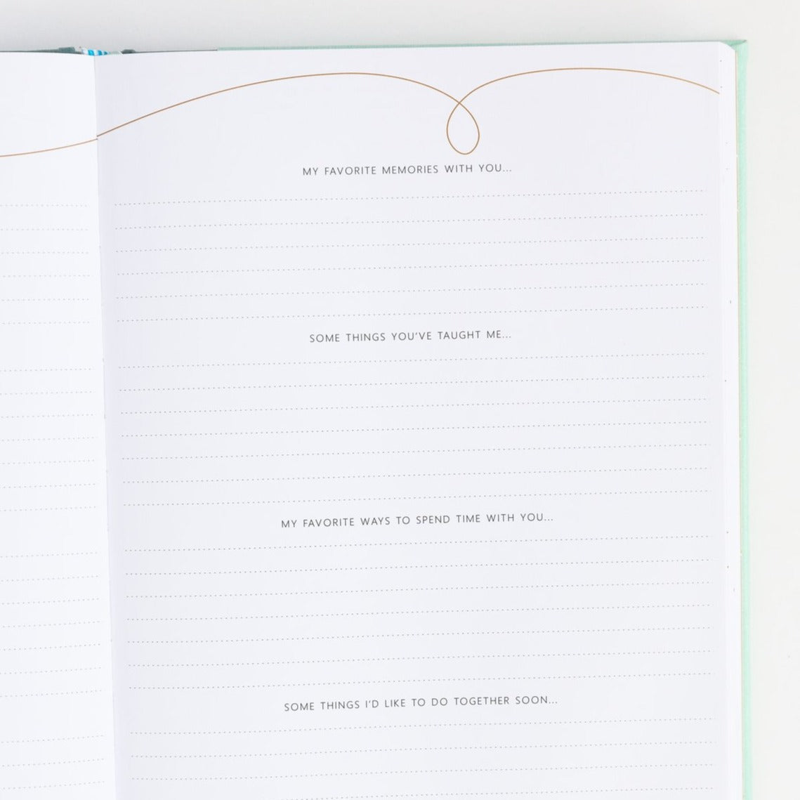 Our Parent + Child Connection Journal: Spark Creativity, Start Conversations (Mint) by Promptly Journals