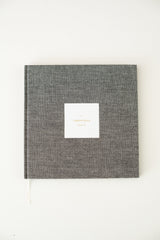 Our Christmas Memories: A Family Traditions Keepsake (Grey Tweed) by Promptly Journals