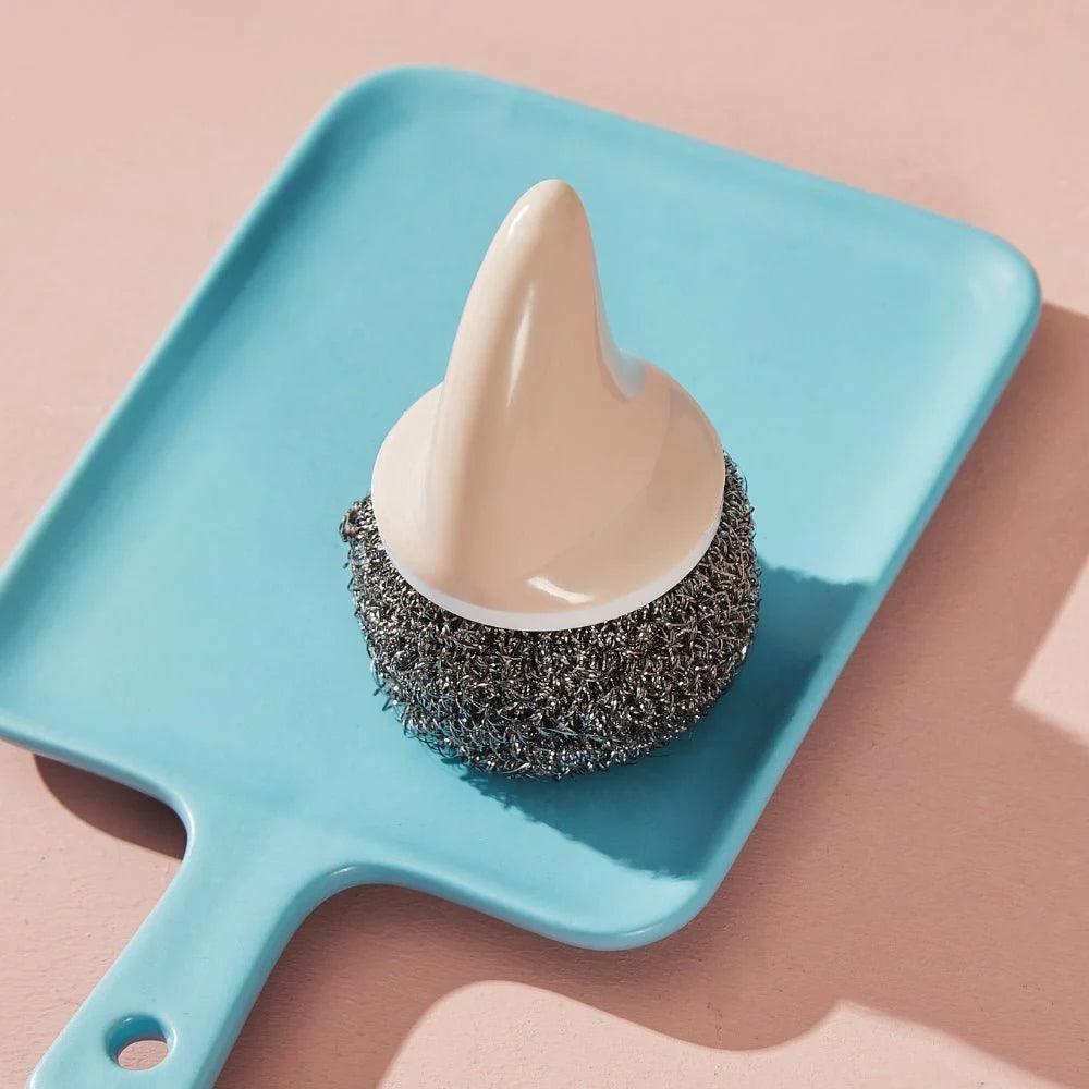 Cute Shark-Fin Pan Scrubber (with 4 scrub refills) - Vysn