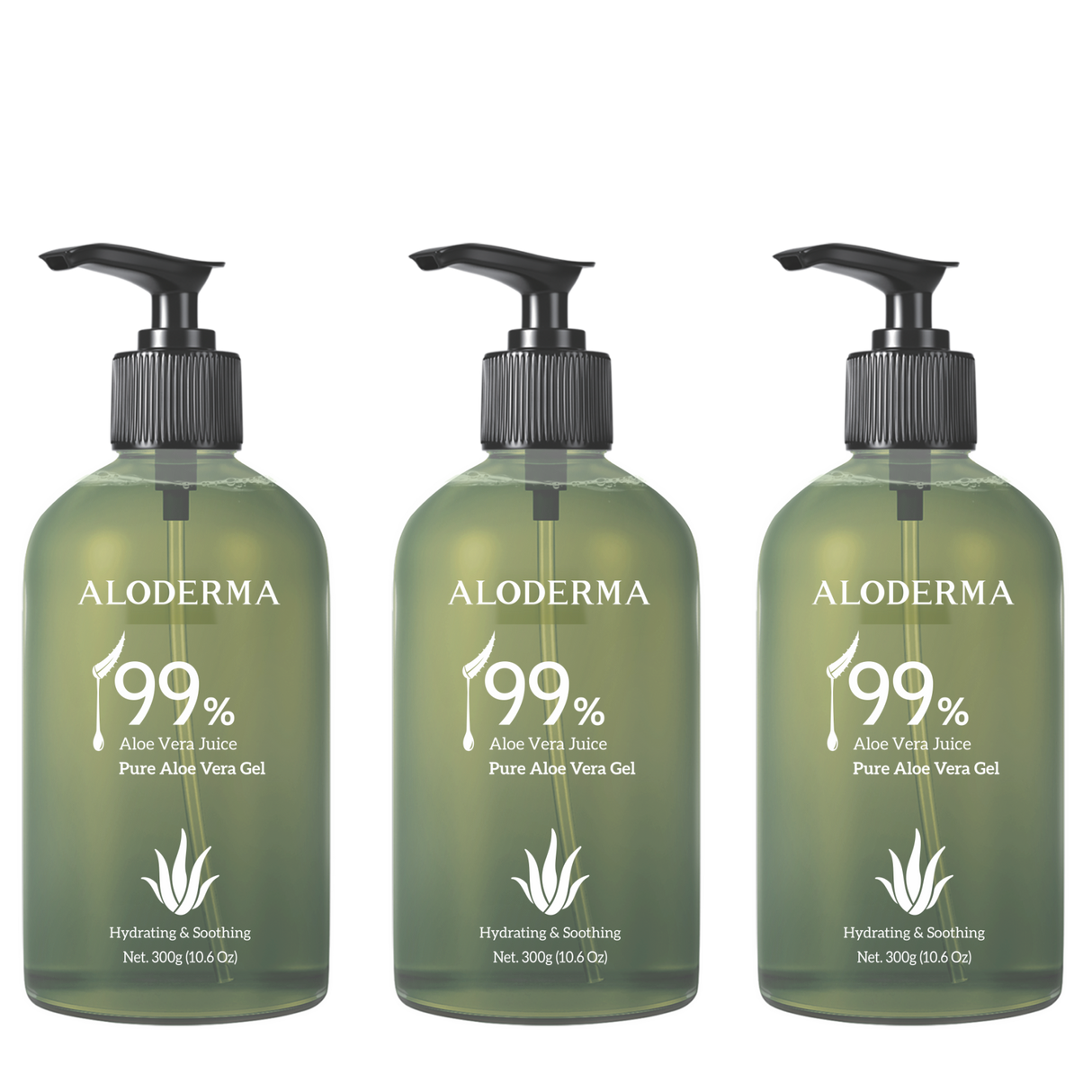 ALODERMA Pure Aloe Vera Gel 300g by AloeCure