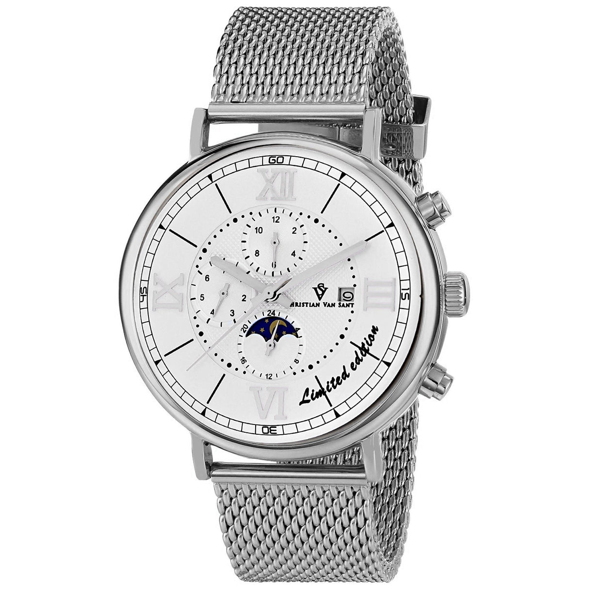 Christian Van Sant Men's Somptueuse LTD White Dial Watch - CV1150 by Balec Group