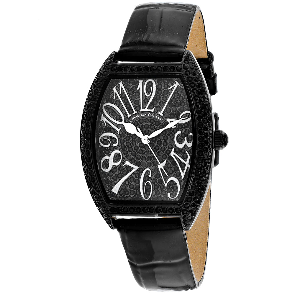 Christian Van Sant Women's Elegant Black Dial Watch - CV4823 by Balec Group