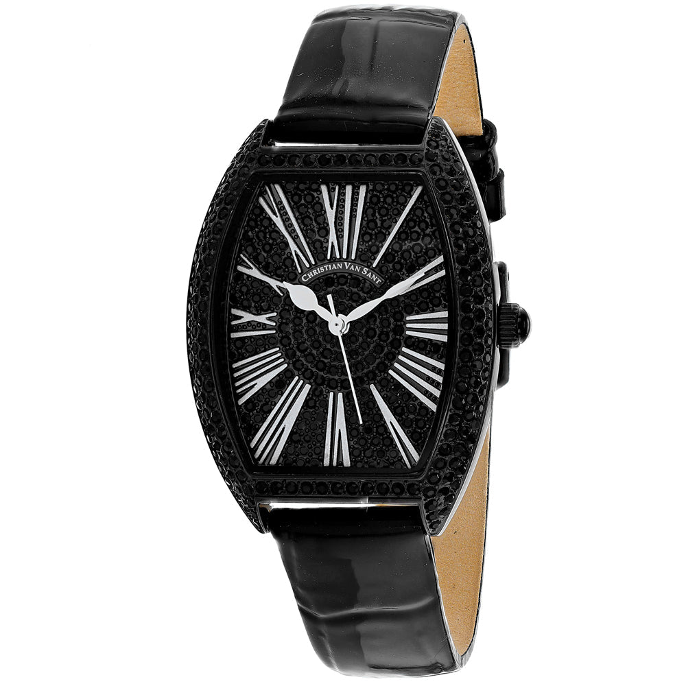 Christian Van Sant Women's Chic Black Dial Watch - CV4844 by Balec Group