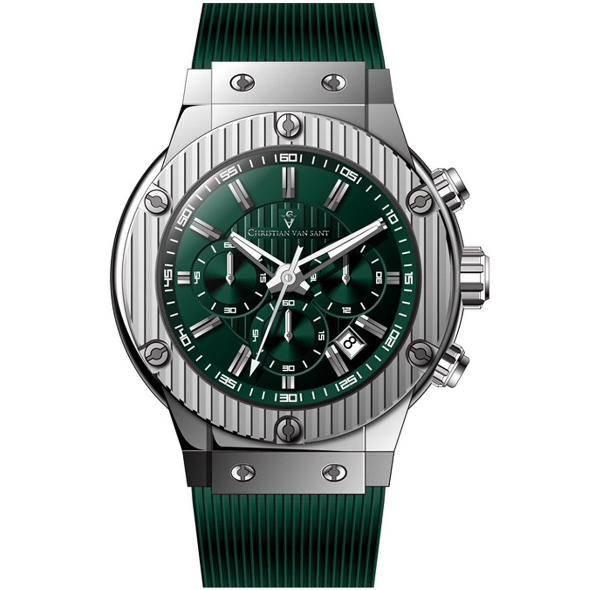 Christian Van Sant Men's Monarchy Green Dial Watch - CV8143 by Balec Group