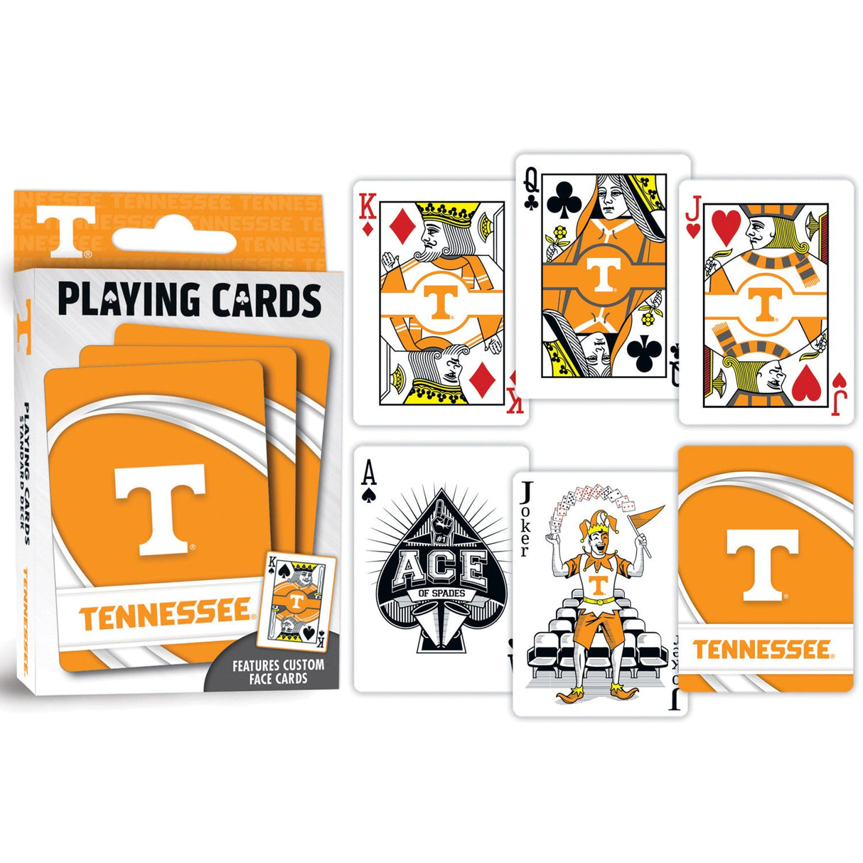 Tennessee Volunteers Playing Cards - 54 Card Deck by MasterPieces Puzzle Company INC