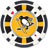 Pittsburgh Penguins 100 Piece Poker Chips by MasterPieces Puzzle Company INC