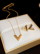 Geometric Solid Color Necklaces Accessories by migunica