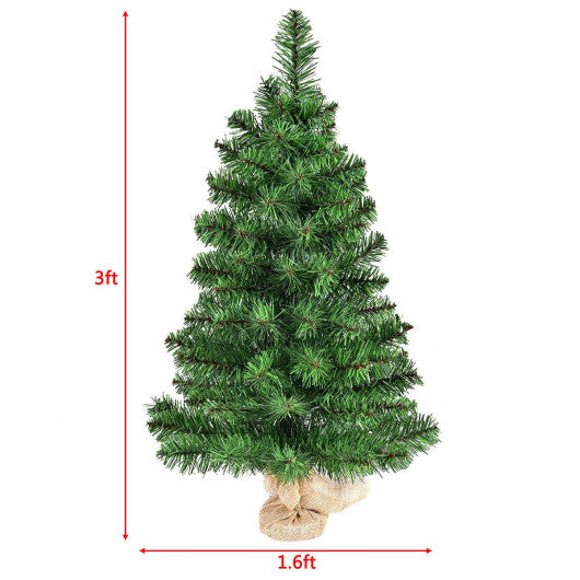 Holiday Season Decor Artificial PVC Christmas Tree-3 ft