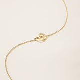 14k Solid Gold Interlocking Necklace by Italic