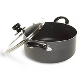 Better Chef 8Qt Heavy Gauge Aluminum Dutch Oven with Glass Lid by Jupiter Gear Home