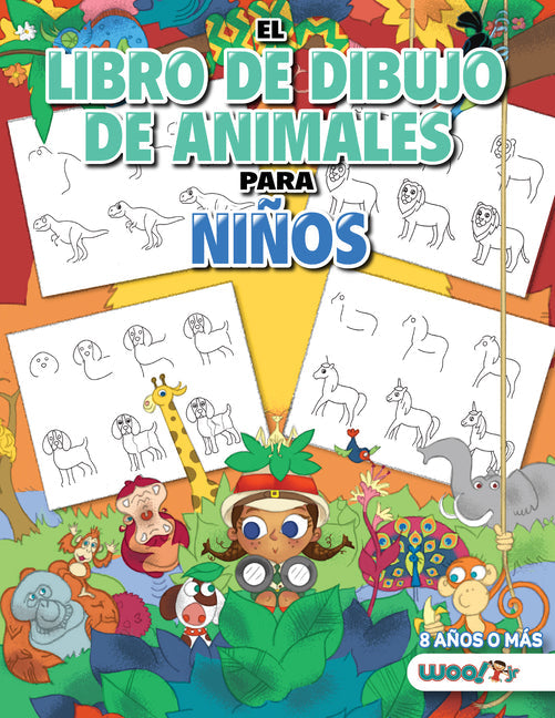 El Libro de Dibujo de Animales Para Niños: Cómo Dibujar 365 Animales, Paso a Paso (Libros Para Niños de 10 Años, Libros Para Niños de 10 Años) - Paperback by Books by splitShops