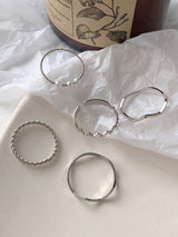 Simple Casual Chic Geometric Rings by migunica