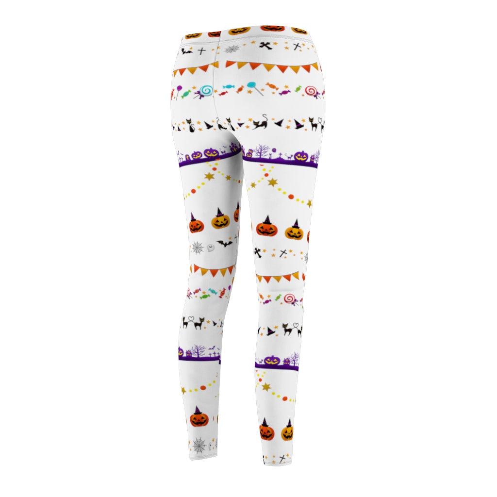 halloween colors Leggings by Tshirt Unlimited - Vysn