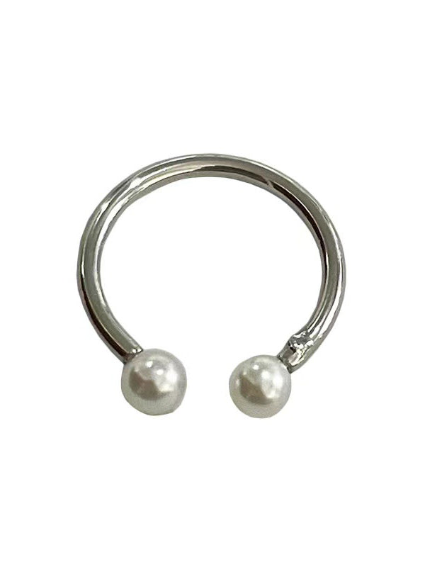 Simple Casual Chic Normcore Beads Ring by migunica