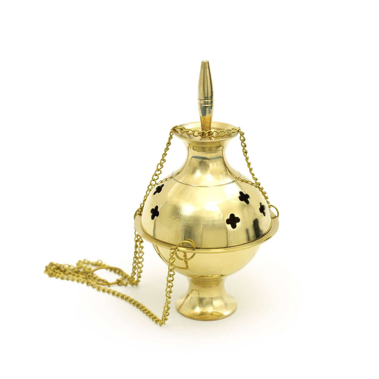 Hanging Brass Burner, 6" by OMSutra