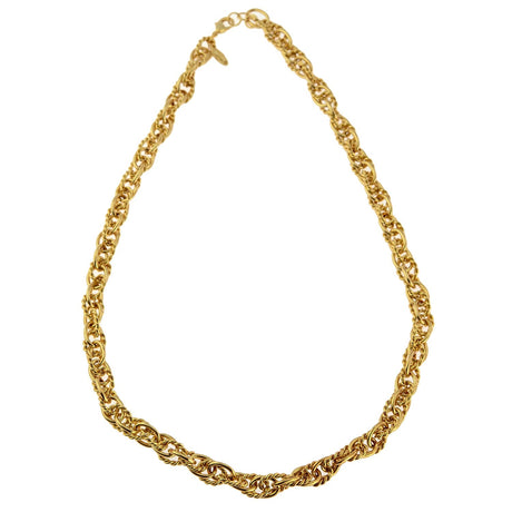 Vintage Oscar De La Renta 24 Inch Gold Tone Link Chain Necklace Size: G by PVD Vintage Jewelry