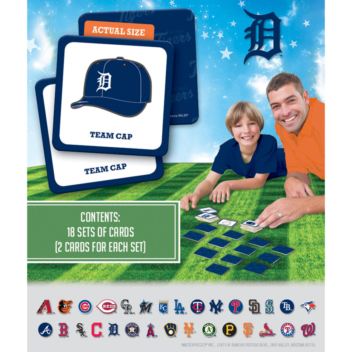 Detroit Tigers Matching Game by MasterPieces Puzzle Company INC