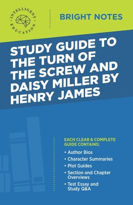 Study Guide to The Turn of the Screw and Daisy Miller by Henry James - Paperback by Books by splitShops