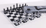 Deluxe Heavy Club Flex Pad Chess Set Combo by Chess House