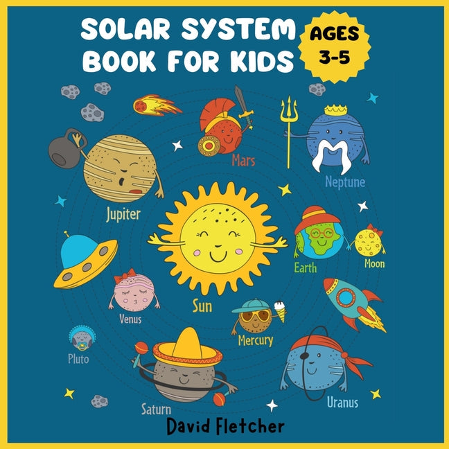 Solar System Book for Kids Ages 3-5: 8 Little Planets Book for Preschool and Kindergarten - Paperback by Books by splitShops