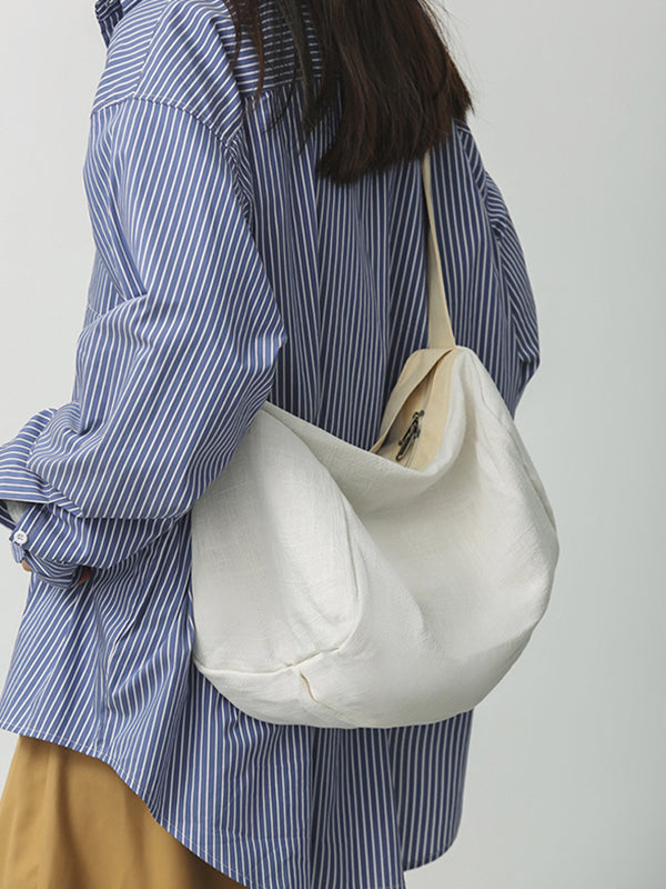 Casual Simple 4 Colors Canvas Bag by migunica