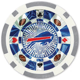 Buffalo Bills 20 Piece Poker Chips by MasterPieces Puzzle Company INC