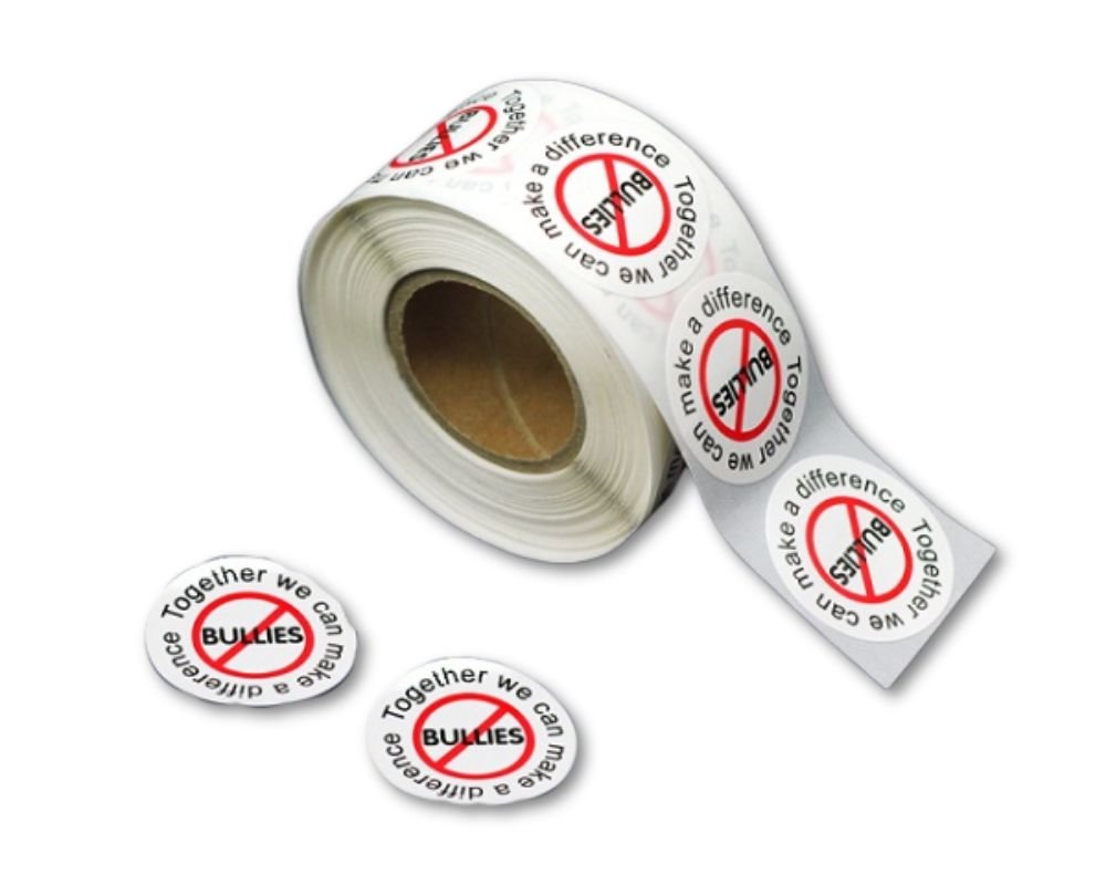 Difference No Bullies Stickers (250 per Roll) by Fundraising For A Cause