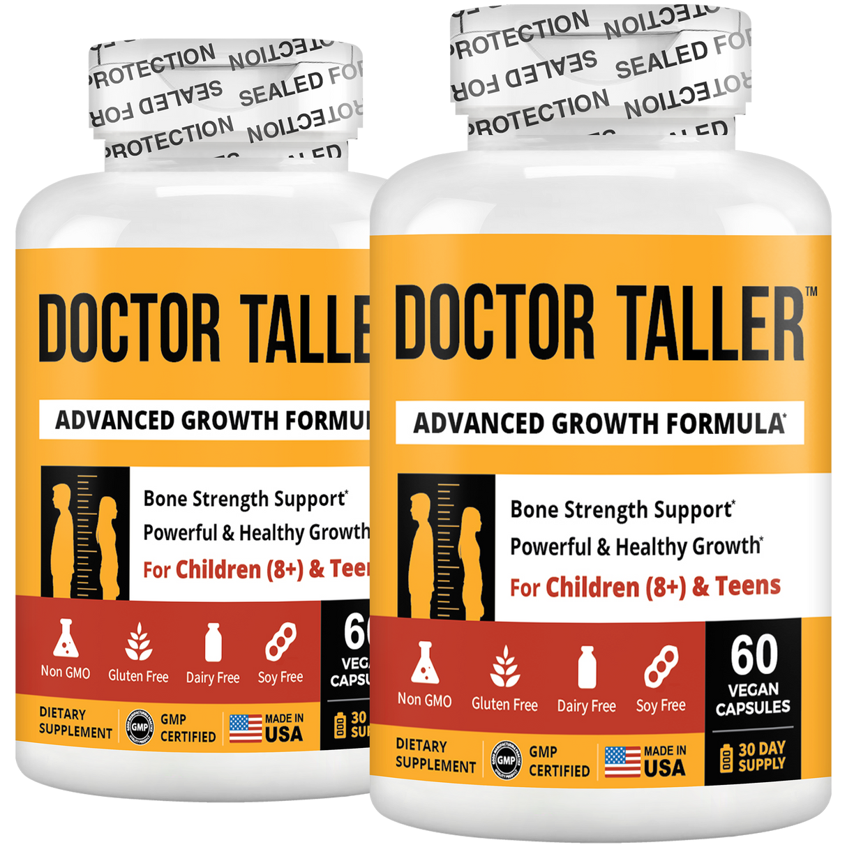 Doctor Taller, For Children (8+) & Teens, 60 Vegan Capsules by NuBest Nutrition®