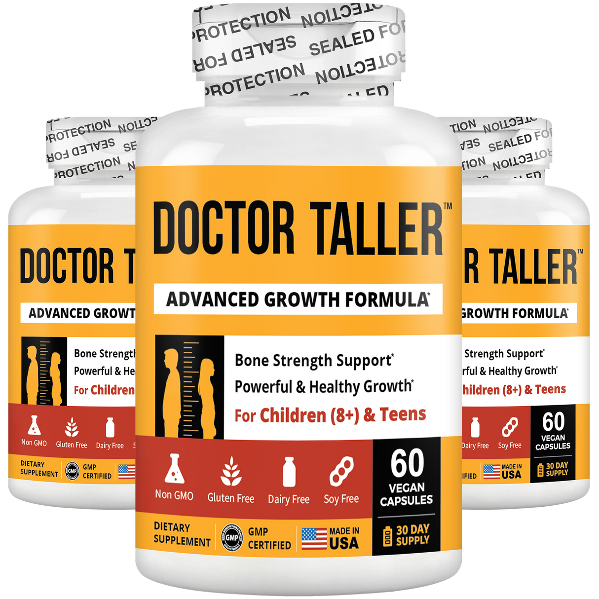 Doctor Taller, For Children (8+) & Teens, 60 Vegan Capsules by NuBest Nutrition®