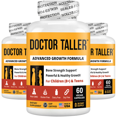 Doctor Taller, For Children (8+) & Teens, 60 Vegan Capsules by NuBest Nutrition®