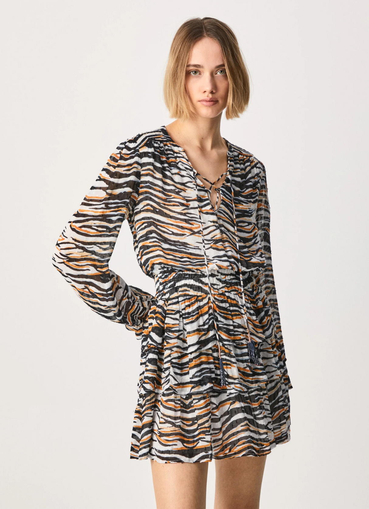 Liv Animal Print Dress | Pepe Jeans by Faz