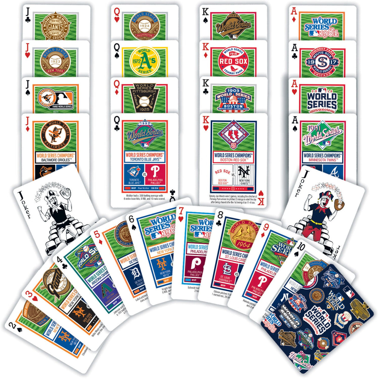 MLB World Series Playing Cards - 54 Card Deck by MasterPieces Puzzle Company INC