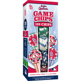 St. Louis Cardinals 100 Piece Poker Chips by MasterPieces Puzzle Company INC