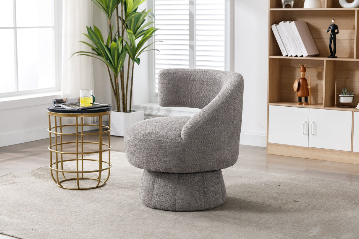 360 Degree Swivel Cuddle Barrel Accent Chairs by Blak Hom