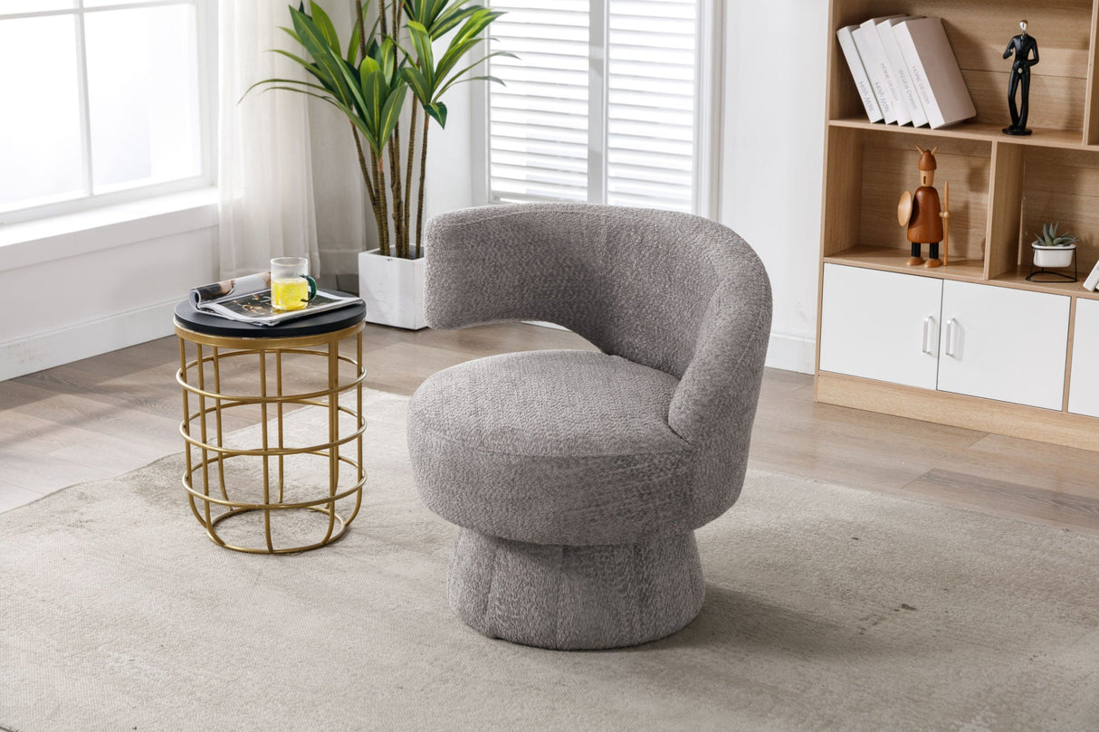 360 Degree Swivel Cuddle Barrel Accent Chairs by Blak Hom