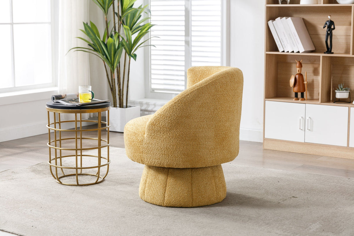 360 Degree Swivel Cuddle Barrel Accent Chairs by Blak Hom